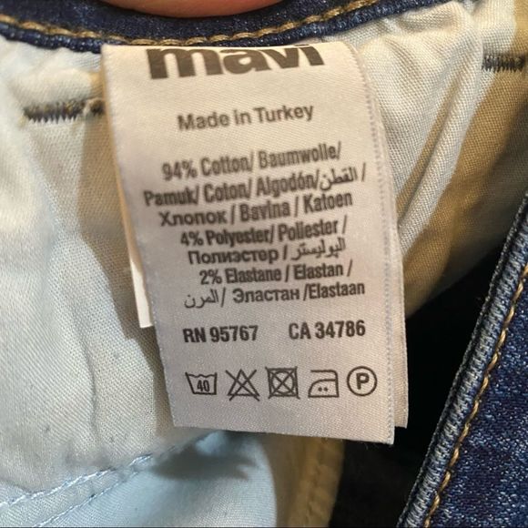 Mavi women’s straight leg jeans size 26x30 - Picture 5 of 9